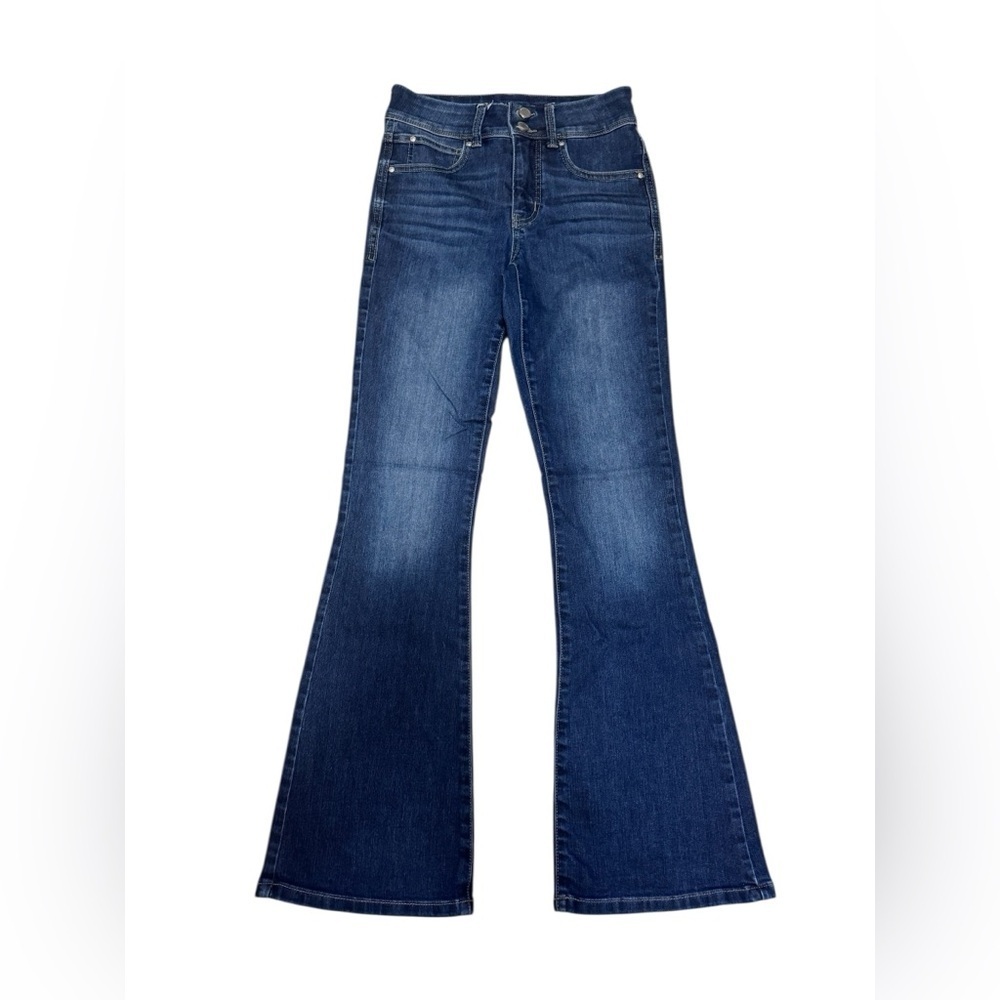 EverFlex High Rise Stacked Waist Flare Jeans - Picture 8 of 13
